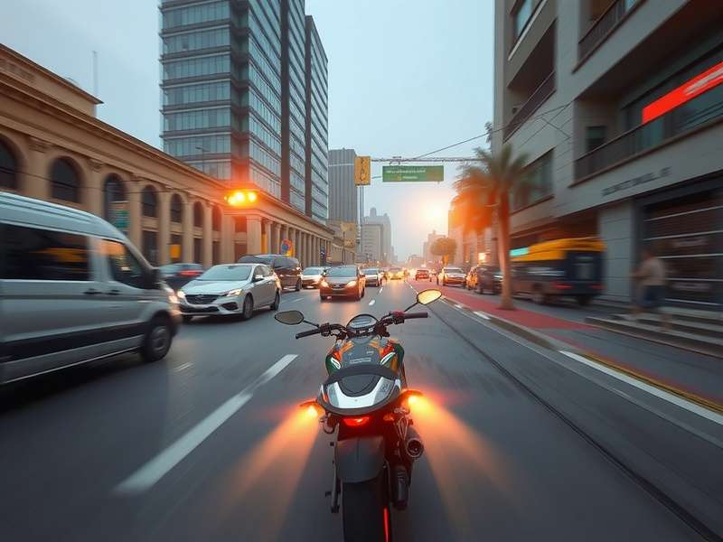 Metro Speedster gameplay showing racing through Indian city